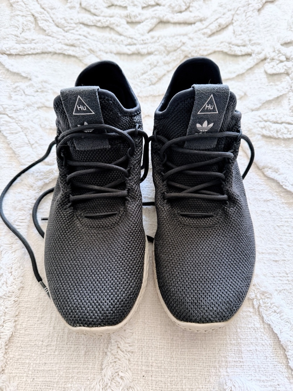 Adidas Pharrell Williams Tennis Hu Black Sneakers Men’s 7 Women’s 8 FUC-GUC
